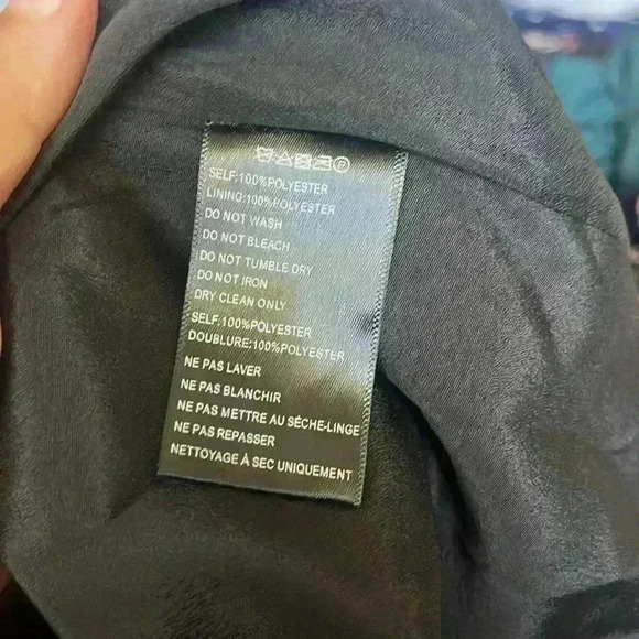 Urban Outfitters Mini Print dress brown black sz small S - Picture 10 of 10